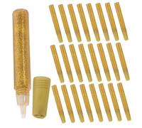 Veemoon 50 Pièces Stylos à Colle Pailletée Or pour Garçon Fille Colle Poudre Dart pour Argile et Scrapbooking