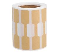 Veemoon 500 Étiquettes Prix Autocollantes pour Bijoux en Papier Kraft Étiquettes Adhésives pour Bagues Colliers et Bracelets pour Affichage Prix en Magasin Autocollants Couleur Kaki