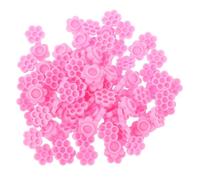 Veemoon 500 Pièces Flower Shape Lash Glue Cups For Eyelash Extension Supplies Stable Glue Holder Pallet For Volume Fan Grafting