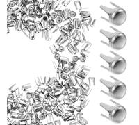 Veemoon 5000 pièces Four Claw Rivets DIY Craft Studs Pearl Decorative Nails For Clothing Shoes Bags Accessories