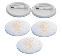 Veemoon 50pièces Badges Pour Révélation Lot De Badges Décoratifs Prénatale Pour Shower