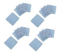 Veemoon 540pièces Lingettes Pour Vernis à Ongles Dissolvant Pour Gel Et Colle Embouts Pour Flacons Pour Extensions Bleu Ciel