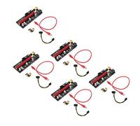 Veemoon 5ensembles Adaptateur Pci-e pour Minage Prolongateur Pci Express Carte Extension pour Plusieurs Cartes Graphiques