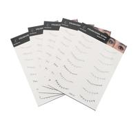 Veemoon 5feuilles Autocollants Pour Cils Inférieurs Tatouages De Cils Accessoire De Maquillage Pratique à Utiliser Effet Réaliste