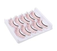 Veemoon 5paires Faux Cils Colorés Pack Pour Maquillage Des Cils Pour Femmes Et Filles