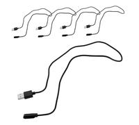 Veemoon 5pièces Câble Magnétique De Charge Rapide USB Broches pour Montres Connectées Câble De Charge pour Bracelet Connecté Usage Domestique Et Extérieur
