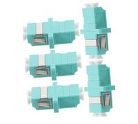 Veemoon 5pièces Coupleur Fibre Optique LC Adaptateur pour Câbles Fibre Connecteur Simplex pour Réseau Accessoires De Connexion Lot de Coupleurs Optique