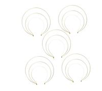 Veemoon 5pièces Couronne De Déesse à Trois Niveaux Lot De Accessoire De Tête Élégant Vintage Mariages Loisirs Créatifs Fêtes Costumées
