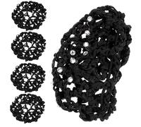 Veemoon 5pièces Filet à Chignon pour Femme Accessoire de Coiffure pour Danse Classique Filet Cheveux sans Marque