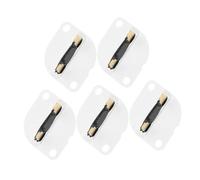 Veemoon 5pièces Kit Fusible Thermique Pour Sèche-linge Compatible Avec Élément Chauffant Thermistance Et Connecteur De Tuyau Aération Remplacement Pour Appareils Électroménagers