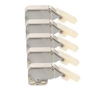 Veemoon 5pièces Loquet à Ressort Automatique Verrouillage Tactile à Pression Pour Meuble Fermeture Pratique Et Loqueteau Push-in Résistant Corrosion Adapté Pour Portes Armoire