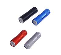 Veemoon 5pièces Lot De Lampes Torches Led Ultra-lumineuses Aluminium Pour Lecture Nocturne Et Activités Extérieures Sans Piles Blanche