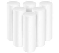 Veemoon 6 Cylindres En Mousse De Noël Colonnes En Mousse Blanche De 4 9 Pouces Fournitures De Bricolage Pour Les Fêtes Mariages Anniversaires Fêtes