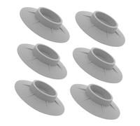 Veemoon 6 Patins Antidérapants en Caoutchouc pour Machine à Laver à Tambour, du Bruit et Absorption des Chocs, Usage Maison ou Commerce