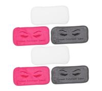 Veemoon 6 Pcs Coussins Frontaux pour Extensions de Cils en Tissu 19,5X9,3 CM Forme Ergonomique Lavables à en Machine pour Salons de Beauté