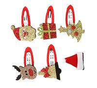 Veemoon 6 Pcs Pince À Cheveux Bébé Pailletées Clips Métalliques Accessoires Festifs Épingles À Cheveux Pour Enfants Style Aléatoire