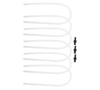 Veemoon 6 Pièces accessoire de fabrication de café cafetière mousseur à lait remplacement tuyau lait machine à expresso tuyau en silicone haute température