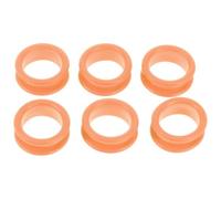 Veemoon 6 Pièces Bague en Silicone Antidérapante pour Ciseaux de Toilettage Animaux, Protège-doigts Confortable et Réduit Friction, pour Salon de Coiffure ou Toilettage