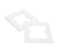 Veemoon 6 pièces Cache Prise Murale Type PC et Robuste Cache Trou Décoratif pour Encadrement Prise Accessoire de Remplacement pour Décoration Murale