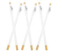 Veemoon 6 Pièces Crayon à Sourcils Bois Crayon Résistant aux Bavures Kit pour Définir Sourcils et Barbe Portable et Pratique