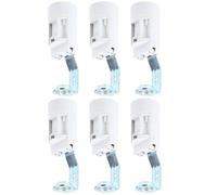 Veemoon 6 Pièces Douille à Vis E14 Chandelier Douille Ampoule Bougie Support D'ampoule Support de Tête de Lampe E14 Kit Réparation Lampe pour Lumière Noël Lustre Led