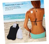 Veemoon 6 pièces Flacon Parfum Rechargeable Portable avec Housse Protection Conteneur Vide Pratique pour Voyage Bouteilles et Couvercles Noirs