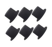 Veemoon 6 Pièces Mini Chapeaux Hauts Noir Chapeaux Miniatures pour Décorations de Noël Accessoires de Poupées et Projets DIY pour Animaux et Artisanat
