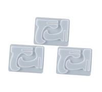 Veemoon 6 Pièces Moule Silicone pour Support Téléphone DIY et Facile à Nettoyer Moules Créatifs pour Rack de Rangement et Présentoir Photos