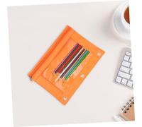 Veemoon 6 pièces Pochettes Crayons Oxford pour Classeur Anneaux Sac Document Transparent et Lot Multifonction Portable pour Bureau et École