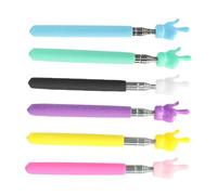 Veemoon 6 pièces Pointeurs Télescopiques Rétractables Acier Inoxydable pour Enseignants Bâtons de Lecture Portables Multicolores pour Salle de Classe Indicateurs de Doigt Pratiques et
