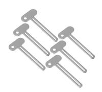 Veemoon 6 Pièces Presse-tube Métal Outil Dentifrice Polyvalent Extracteur Pour Tubes Cosmétiques Colle Crème