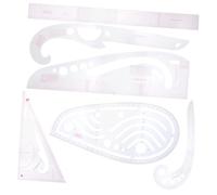 Veemoon 6 pièces Règle à Couture Ensemble de Règles de Mesure Multi Plastique pour Création Vêtements Courbe Française Outils de Couture pour Designers et Débutants