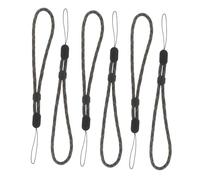 Veemoon 6 Pièces Sangles de téléphone Portable dragonne en Nylon pour dragonne dragonnes de Ski Longe Mince Porte-clés Mini caméra dragonne de téléphone pour Femme Mini lanière Polyester
