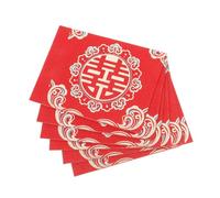 Veemoon 6 Pièces Sceau De Dix Mille Yuans Poche Rouge Mariage Chinois Mariage Paquet Rouge Enveloppes D'argent De Mariage Enveloppe De Mariage Papier De Verre