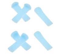 Veemoon 6 pièces Set de Accessoires de Nettoyage de Cérumen Cuillères à Oreilles Silicone Durable pour Élimination Du Cérumen et Détartrage de Oreille