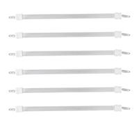 Veemoon 6 Pièces Tube de Remplacement pour Radiateur Radiant à Tube de Quartz 300-400 W Éléments Chauffants 30,7cm pour Chauffage Domestique et Bureau