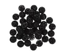 Veemoon 60 Pièces Bio Balls pour Aquarium et Étang Billes Filtrantes Poreuses pour Filtration Biologique Média de Filtre Réutilisable pour Bassin Piscine et Aquarium