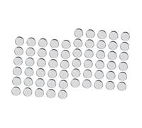 Veemoon 60 Pièces Palette de Fards à Paupières Vide Ronde Métal pour Maquillage DIY Accessoires Cosmétiques Multifonction pour Yeux Joues et Correcteur