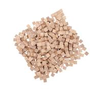Veemoon 600 Pièces Blocs Carrés Naturel Cubes pour Bricolage DIY Peinture et Puzzle Jouets Éducatifs Garçon Fille Écharde