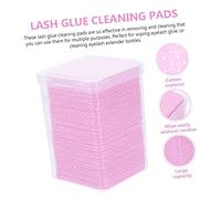 Veemoon 600 pièces Lingettes Coton Professionnelles pour Extension de Cils Non Pelucheuses Lingettes Nettoyantes pour Colle à Cils et Ongles Adaptées Usage Salon et Maison