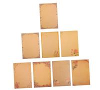 Veemoon 64 Pièces Vintage Letter Paper Set Retro Kraft Writing Stationery For Festival Invitations Thank You Notes And Love Letters