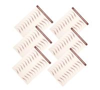 Veemoon 6feuilles Autocollants Temporaires pour Sourcils Adhésifs Imperméables à Décoller pour Modeler les Sourcils et Maquillage