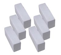 Veemoon 6pcs Bloc de Composition en Écume Argentée pour Fleurs et Plantes, Absorption D'eau, Facile à Transporter, pour Arrangement Floral et DIY