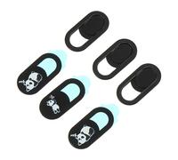 Veemoon 6pièces Couvercle De Webcam Animaux Dessin Animé Vie Privée pour Ordinateur Portable Couverture Glissante