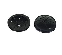 Veemoon 6pièces Déflecteur De Lavabo Évier Pour Broyeur De Déchets Alimentaires Accessoires De Protection Anti-éclaboussures Noir