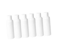 Veemoon 6pièces Flacons Cosmétiques Vides Rechargeables Lot Pour Liquides Format Voyage Blancs