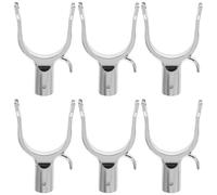 Veemoon 6pièces Support Branches Arbre Fruitier Alliage Aluminium Outils de Formation Bonsaï Supports Jardinage Robustes pour Vigne et Arbres Fruitiers Maintien et Réutilisable