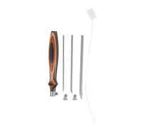 Veemoon 7 Pièces Kit Aiguilles à Poinçonner avec Manche Ergonomique Aiguilles Épaisses et Pointes Arrondies pour Broderie Couture et Feutrage Portable et Sécurisé pour Adultes et Débutants