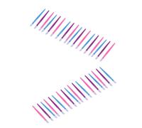 Veemoon 72 pièces Bâtons de Nettoyage Ongles Plastique Poussoir Cuticules et Professionnel pour Soins Ongles et Polissage Kit Facile à Transporter pour Manucure et Pédicure