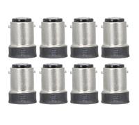Veemoon 8 pièces Adaptateur Douille Lampe vers Convertisseurs de Culot pour Ampoules Halogènes Compatibles Lampes de Bureau Accessoire Pratique pour Atelier et Garage